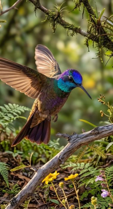 Colibri Magnifico_Riboli_s Hummingbird Eugenes fulgens