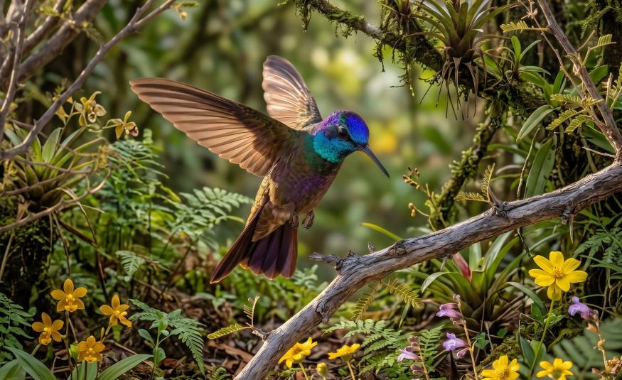 Colibri Magnifico_Riboli_s Hummingbird Eugenes fulgens