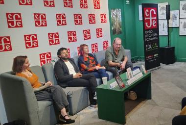  Flor Canosa, Elia Barceló y José Manuel Fajardo pusieron sobre la mesa -en un encuentro moderado por Ezra Alcázar-, los retos de la circulación editorial entre México, América Latina y España.